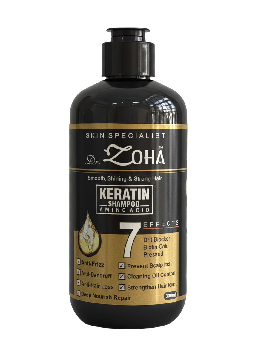 Dr. Zoha Hair Growth Oil & Keratin Shampoo Combo | Herbal Hair Care