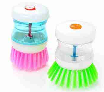 Self Dispensing Dish Cleaning Brush