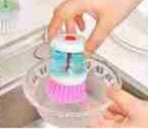 Self Dispensing Dish Cleaning Brush