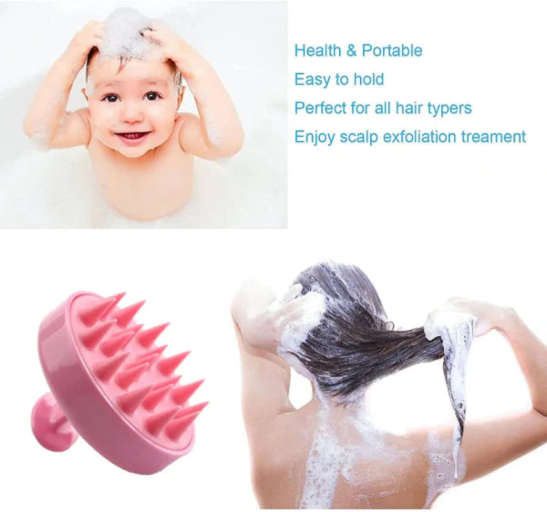 Premium Silicone Scalp Shampoo Massager Brush