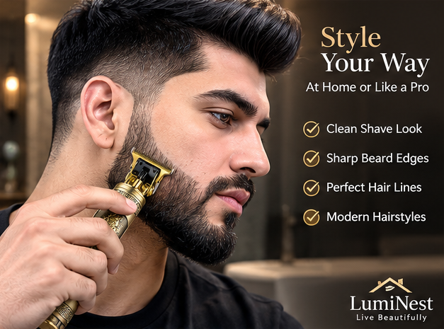Vintage T9 Gold Hair Trimmer | Dragon Design Beard & Hair Clipper