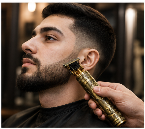 Vintage T9 Gold Hair Trimmer | Dragon Design Beard & Hair Clipper
