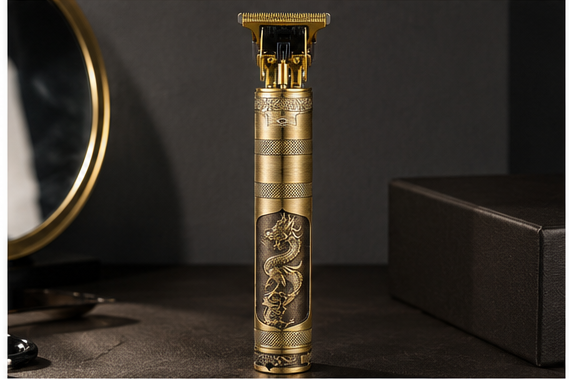 Vintage T9 Gold Hair Trimmer | Dragon Design Beard & Hair Clipper