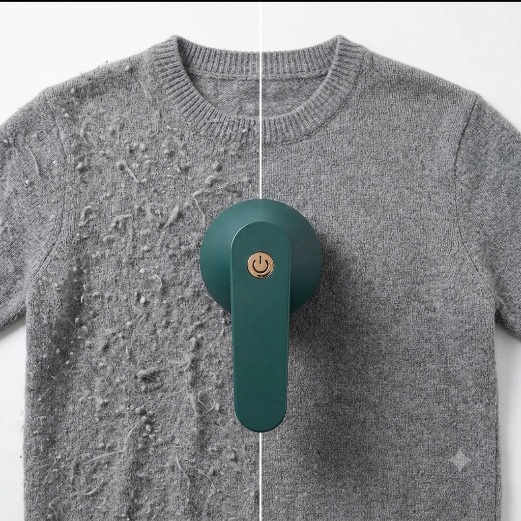 Rechargeable Electric Fabric Lint Remover | Portable Clothes & Sweater Shaver