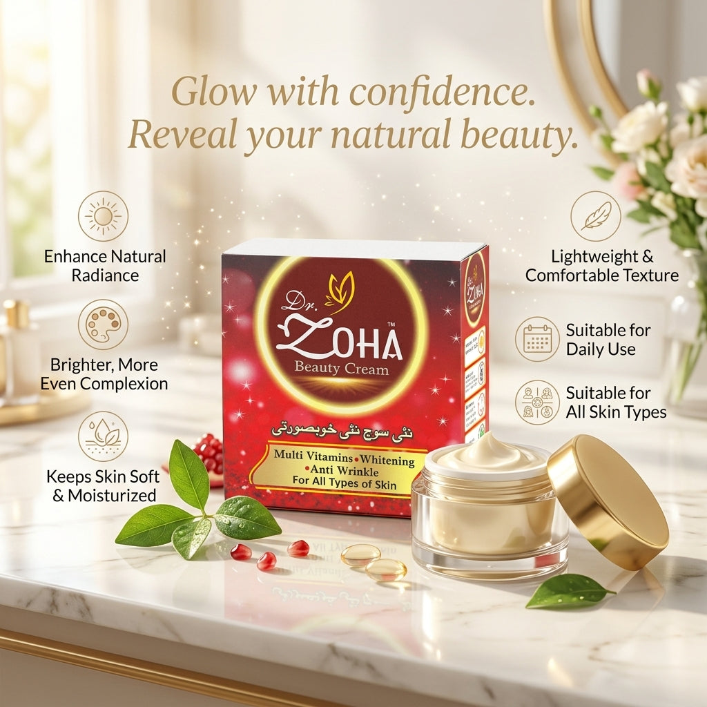 Dr. Zoha Beauty Cream | Moisturizing & Radiance Care