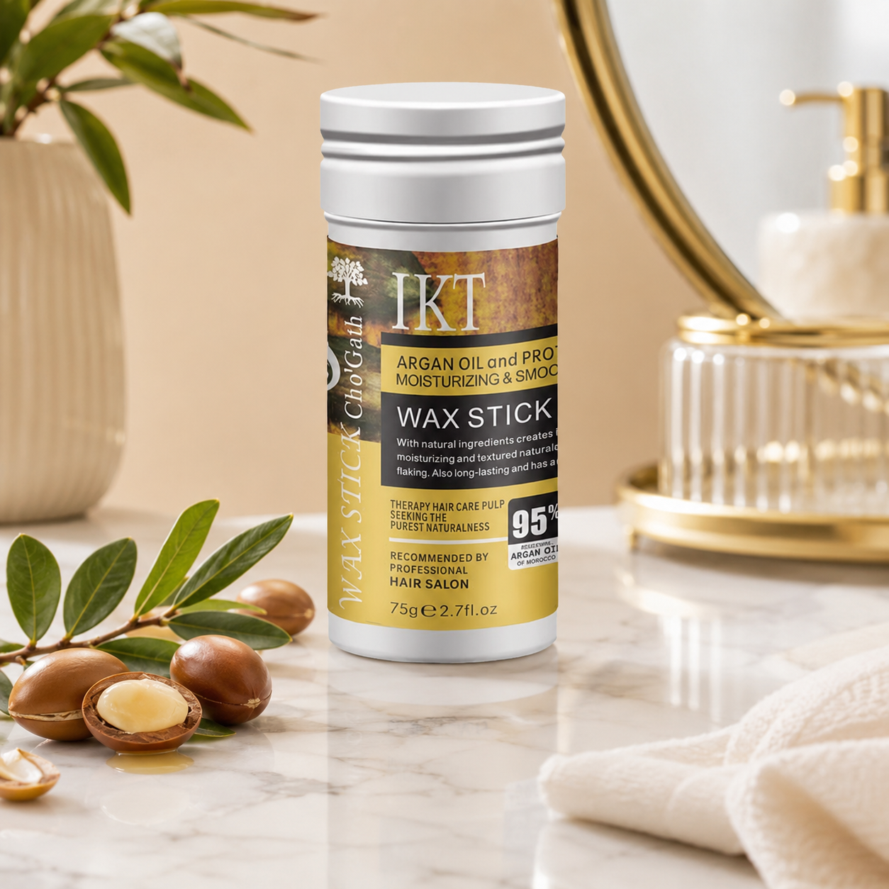 IKT Premium Hair Wax Stick | Flyaway & Edge Control Styling Stick