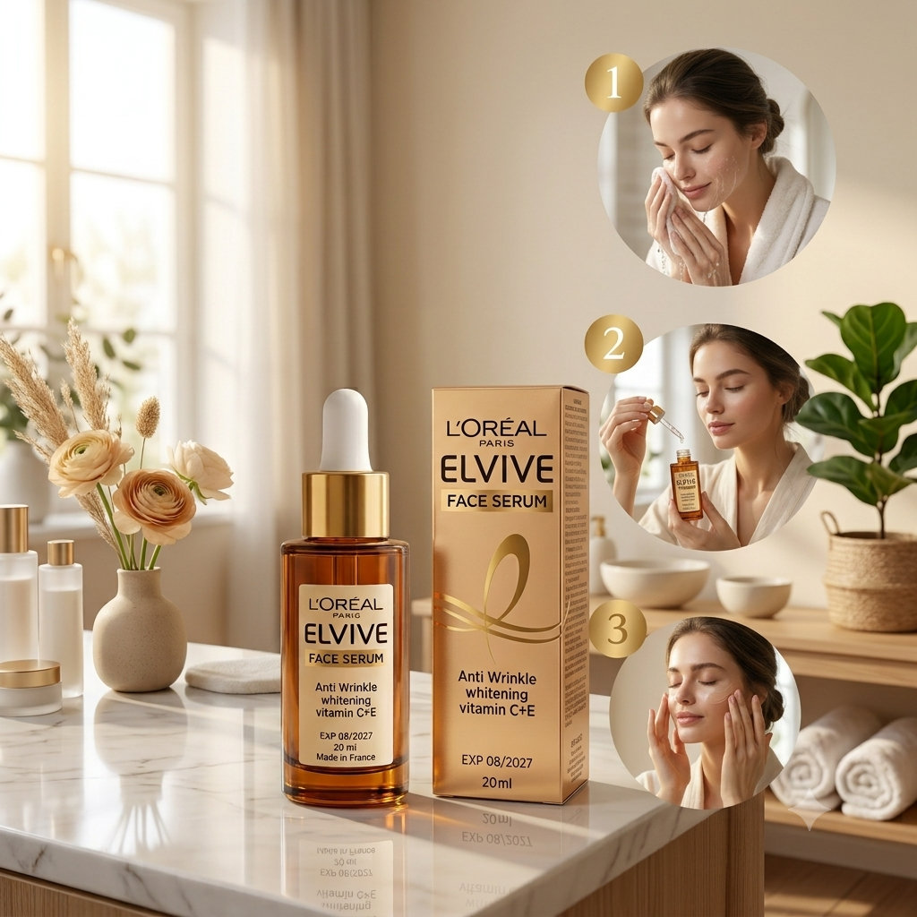 L'Oréal Paris Elvive Vitamin C + E Face Serum 20ml