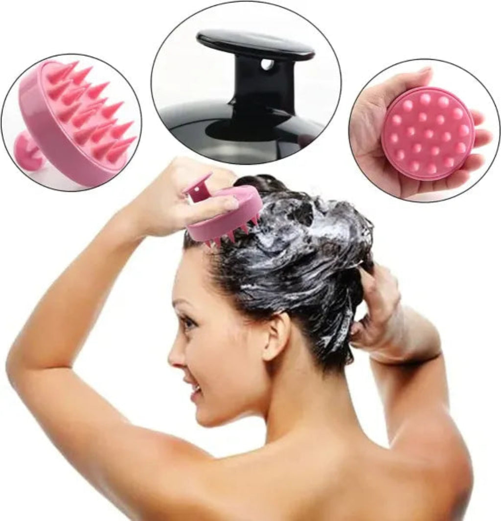 Premium Silicone Scalp Shampoo Massager Brush
