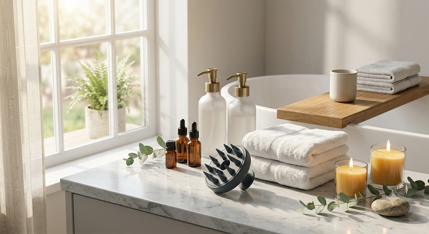 Premium Silicone Scalp Shampoo Massager Brush